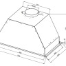 Вытяжка Weissgauff Blank 600 Touch White Glass