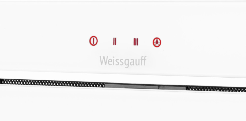 Вытяжка Weissgauff Blank 600 Touch White Glass