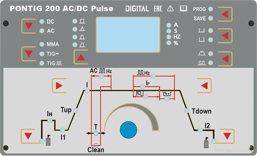 Сварочный инвертор Most PONTIG 200 AC/DC Pulse