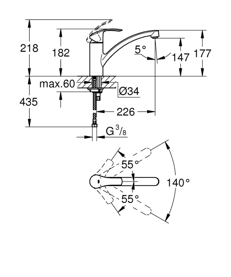 Смеситель Grohe Via 30430000