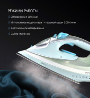 Утюг Polaris PIR 2883AK (мятный/серый)