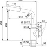 Смеситель Franke Urban 115.0595.090 (графит)
