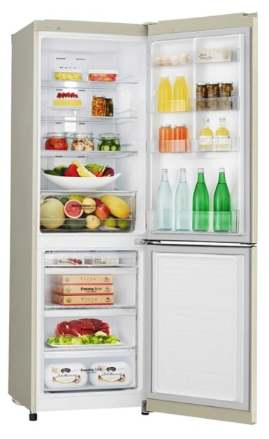Холодильник с нижней морозильной камерой LG GA-B419SEHL