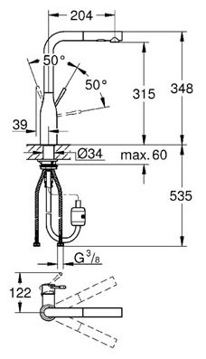 Смеситель Grohe Essence 30270DC0