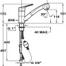 Смеситель Teka MTP 978 TG карбон