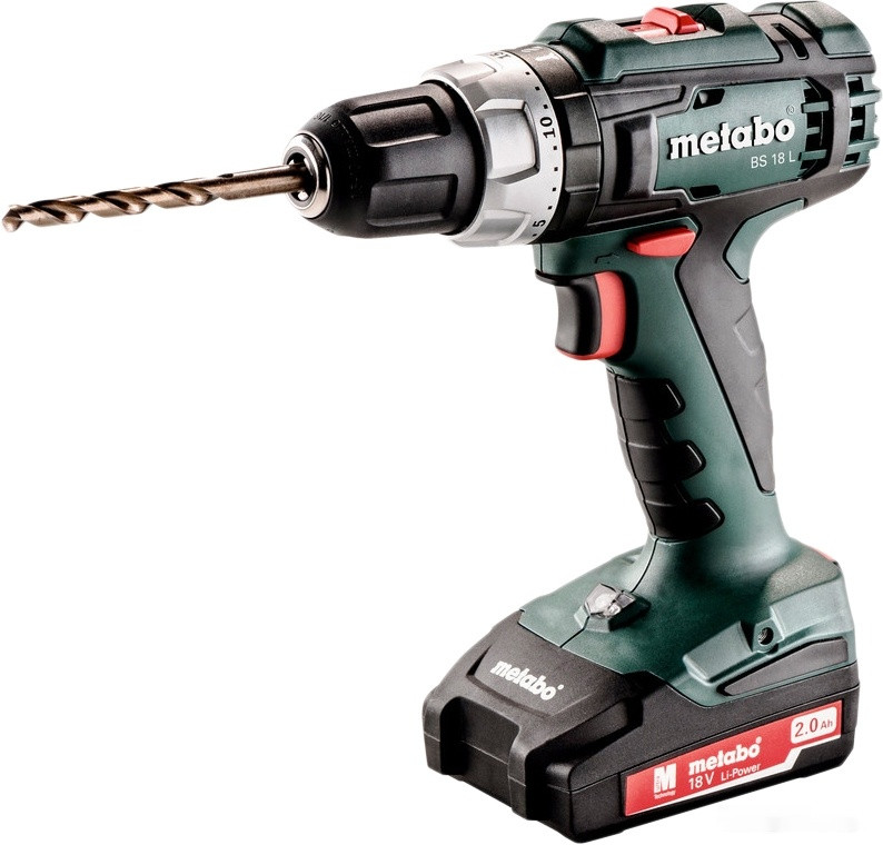 Дрель-шуруповерт Metabo BS 18 L 602321500 (с 2-мя АКБ, кейс)