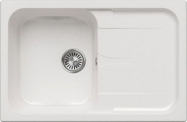 Кухонная мойка Polygran Alto 780 (белый хлопок)