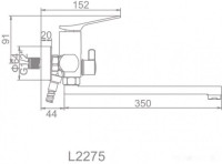 Смеситель Ledeme L2275