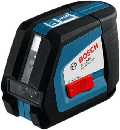 Призменный нивелир Bosch GLL 2-50 (с держателем BM 1 и приемником LR 2) [0601063103]