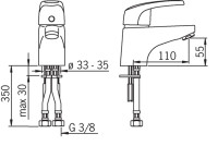 Смеситель Oras Safira 1010F