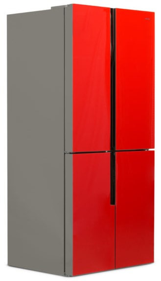 Четырёхдверный холодильник CENTEK CT-1750 Red