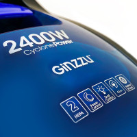 Пылесос Ginzzu VS437 (черный/синий)