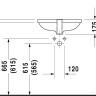 Умывальник Duravit D-Code 52.5x32 (0338490000)