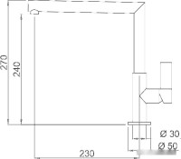 Смеситель Elleci Ares M73 Titanium