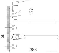 Смеситель Gross Aqua Delta 7244268C-35L(F)