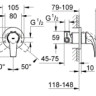 Смеситель Grohe BauCurve 124899