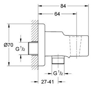 Смеситель Grohe BauCurve 124899