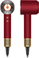Фен Dyson HD16 Supersonic Nural Curly+Coily (евровилка, красный бархат/золотой)