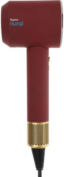 Фен Dyson HD16 Supersonic Nural Curly+Coily (евровилка, красный бархат/золотой)