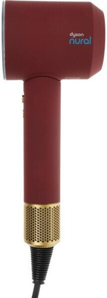 Фен Dyson HD16 Supersonic Nural Curly+Coily (евровилка, красный бархат/золотой)