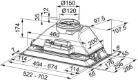 Вытяжка Franke Inca Smart FBI 705 GR 305.0599.533