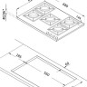 Варочная панель Korting HG 761 CTGN
