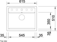 Кухонная мойка Blanco Dalago 6 Silgranit PuraDur (Black)