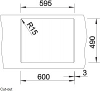 Кухонная мойка Blanco Dalago 6 Silgranit PuraDur (Black)