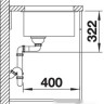 Кухонная мойка Blanco Subline 700-U Level (жасмин, корзинчатый вентиль)