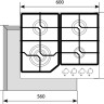 Варочная панель LEX GVG 6040-1 IV Light