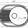 Кухонная мойка Polygran F-22 №27 бежевый
