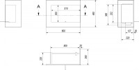 Камин Kratki Delta 600 (правый)