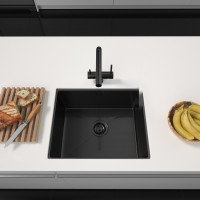 Кухонная мойка ARFEKA ECO AR 550*450 BLACK PVD NANO DECOR