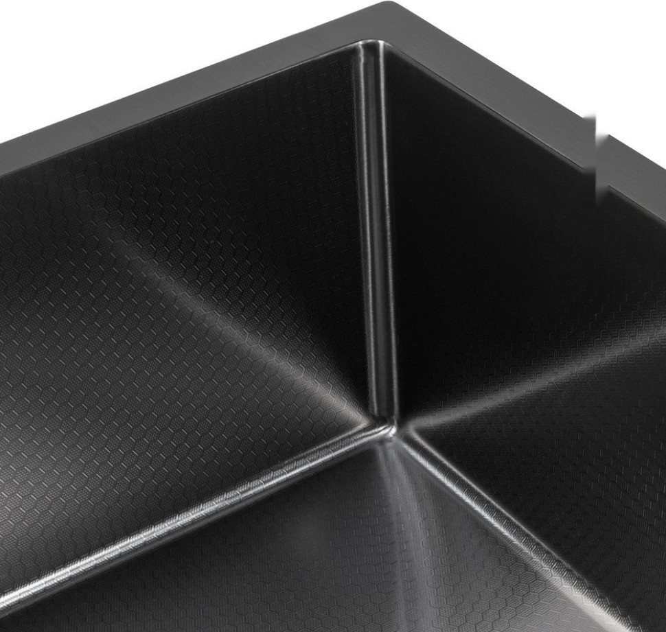 Кухонная мойка ARFEKA ECO AR 550*450 BLACK PVD NANO DECOR