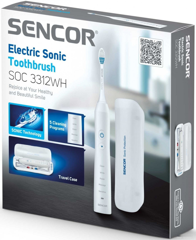 Электрическая зубная щетка Sencor SOC 3312WH