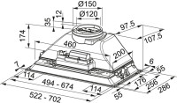 Вытяжка Franke Inca Smart FBI 525 GR 305.0599.532