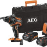 Ударная дрель-шуруповерт AEG Powertools BSB 18BL LI-602C 4935464100 (с 2-мя АКБ 6 Ач, кейс)
