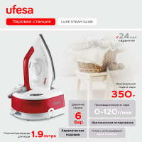Утюг Ufesa PL2650 Space Healthy (красный/белый)