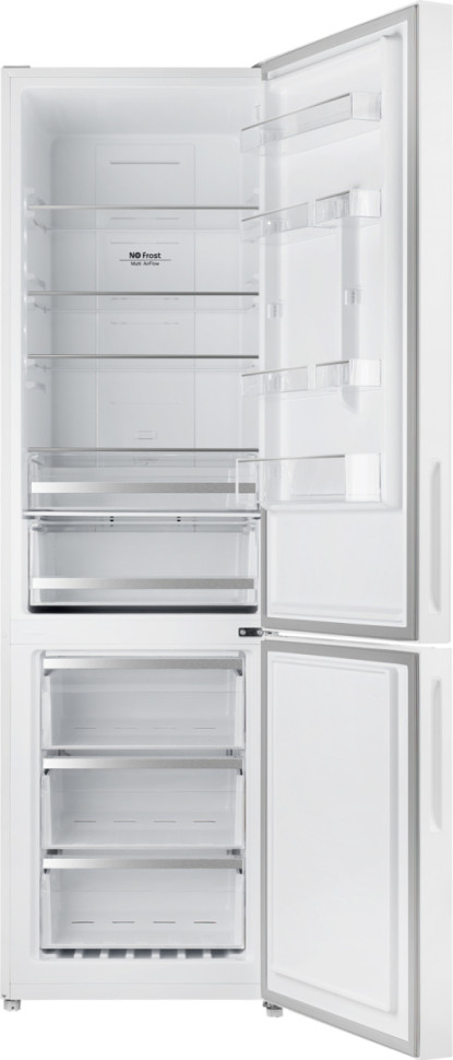 Холодильник Weissgauff WRK 2000 D Full NoFrost Inverter White Glass
