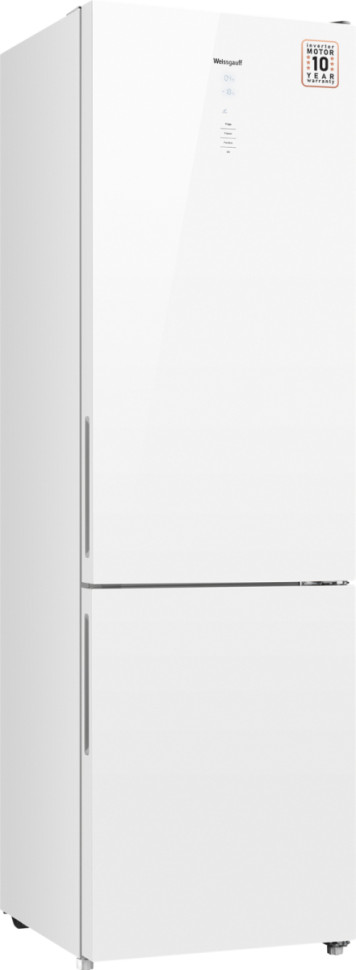 Холодильник Weissgauff WRK 2000 D Full NoFrost Inverter White Glass