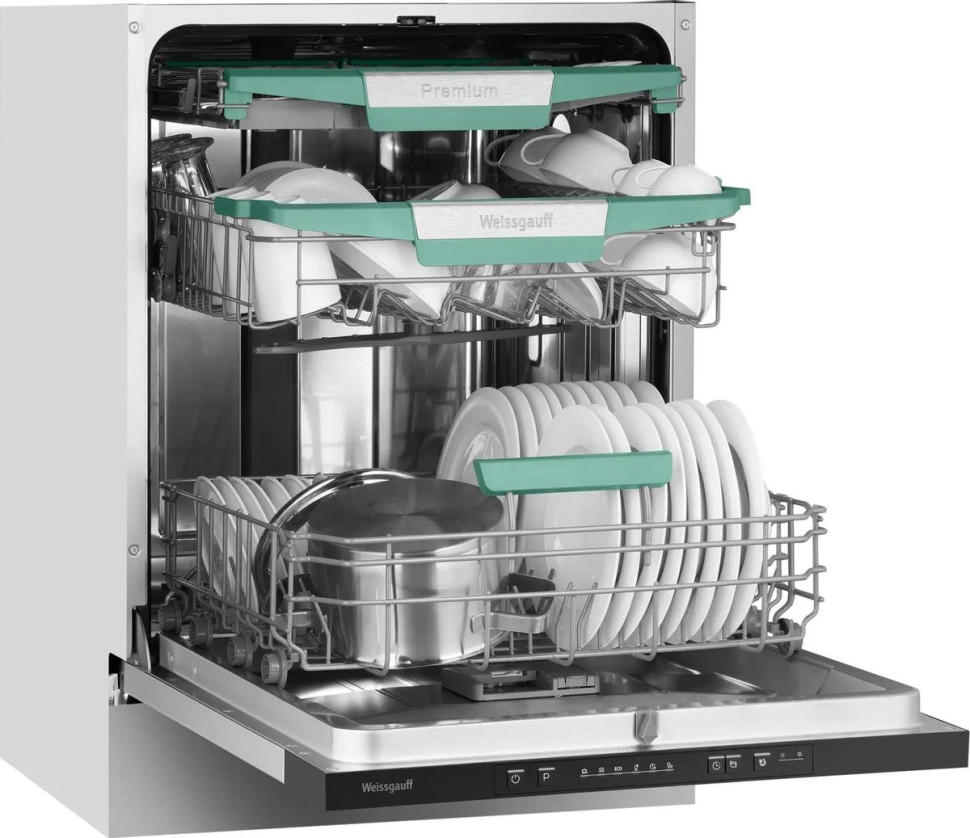 Посудомоечная машина Weissgauff BDW 6136 D Inverter Autoopen Timer Floor