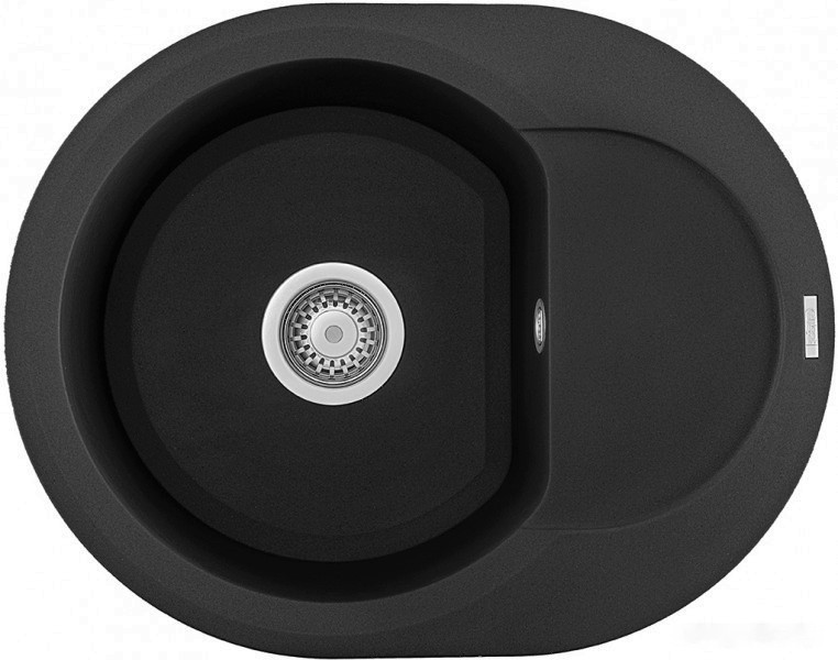 Кухонная мойка Elleci Easy Round 600 G40 Full Black/Nero