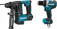 Набор аккумуляторного инструмента Makita DLX2271 (шуруповерт, перфоратор, без АКБ)