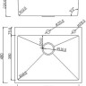 Кухонная мойка Roxen Snake 560220-60-BS
