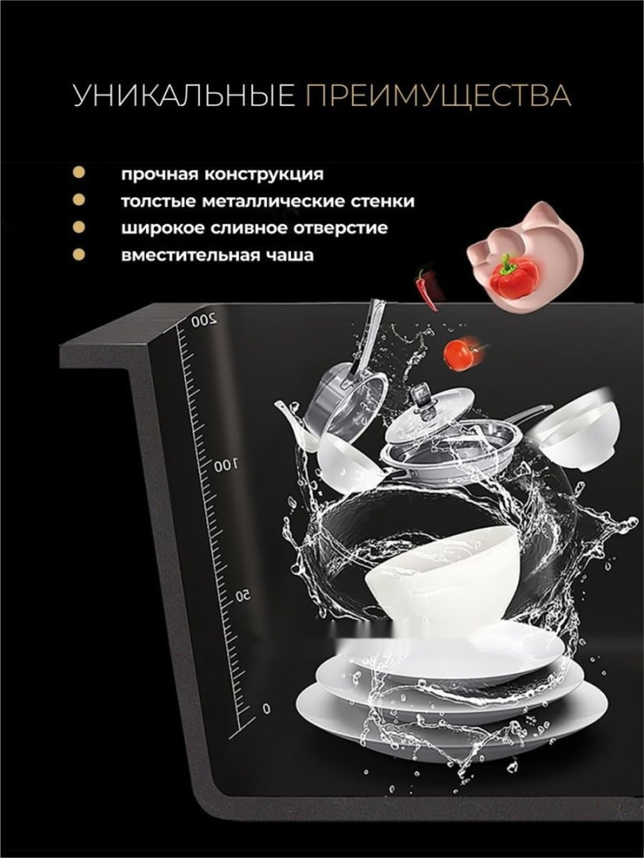 Кухонная мойка Roxen Snake 560220-60-BS