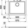 Кухонная мойка Elleci Quadra 105 Kera K96