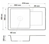 Кухонная мойка БелЭворс Top (Beige)