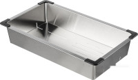 Кухонная мойка Saniteco 5045 PVD (с сифоном, дозатором и коландером)