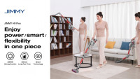 Пылесос Jimmy H9 Flex (серебристый/красный)