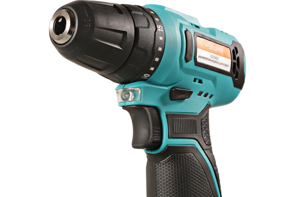 Дрель-шуруповерт Sturm CD1240C (с 2-мя АКБ, кейс)